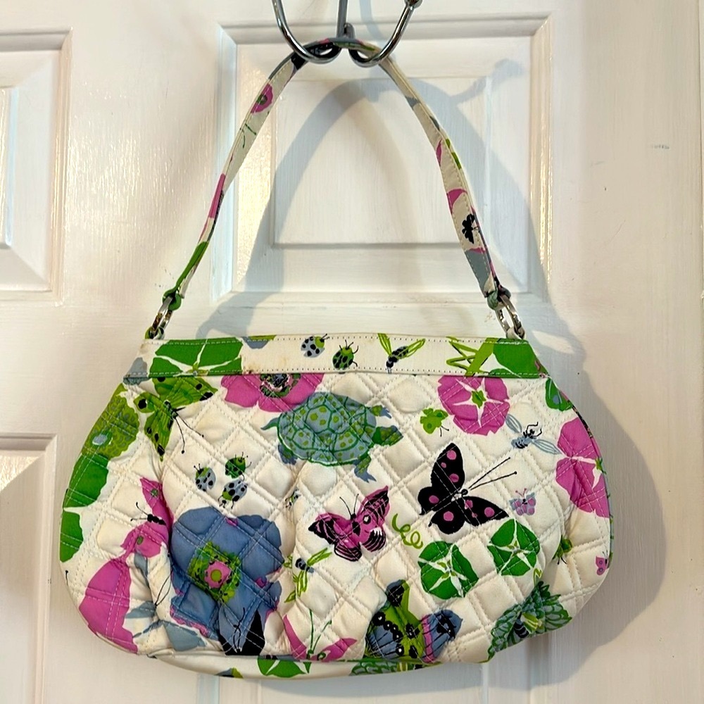 Women’s Vera Bradley Holly Limited Edition Butterflies Flowers Sateen Purse - Picture 6 of 10
